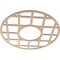 Ekena Millwork O'Neal Wood Fretwork Pierced Ceiling Medallion, Alder, 34"OD x 12 3/8"ID x 1/4"T CMWP34X34X0250ONAL - alternate 4